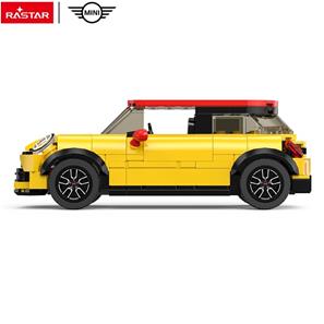 MINI John Cooper Works Byggeklodser sæt Bil 1:24 (Fra 6 år) Gul-8