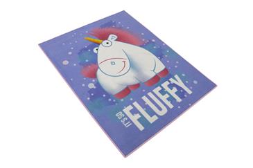 Minions Fluffy Unicorns De Luxe gulvtæppe til børn 95x125-3
