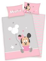 Minnie Mouse Junior  Sengetøj 100x135 cm - 100 procent bomuld