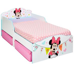 Minnie Mouse Junior Træ seng m/opbevaring v2 (140cm)