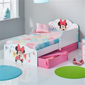 Minnie Mouse Junior Træ seng m/opbevaring v2 (140cm)-4