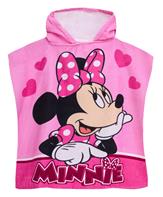 Minnie Mouse Poncho badehåndklæde med hætte - 100 procent bomuld