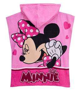 Minnie Mouse Poncho badehåndklæde med hætte - 100 procent bomuld-2