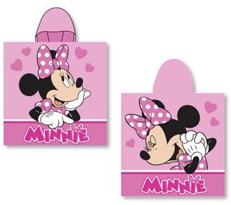 Minnie Mouse Poncho badehåndklæde med hætte - 100 procent bomuld-4