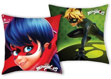 Miraculous Ladybug og Cat Noir Pude