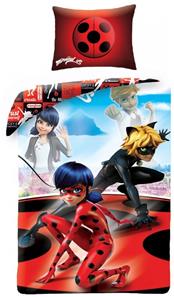 Miraculous Ladybug & Cat Noir Sengetøj 2i1 Design - 100 Procent Bomuld