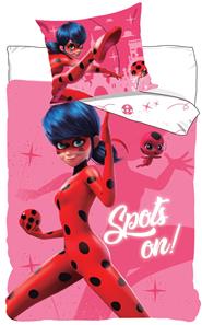 Miraculous Ladybug 'Spots on' Sengetøj 150 x 210 cm - 100 procent bomuld