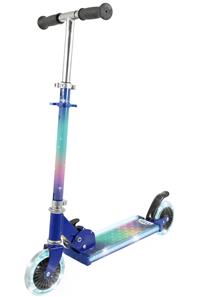 MoVe Electro-Lite Foldbart Løbehjul med LED-lys – Blå/Lilla