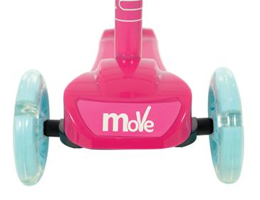 Move Mini GO! LED Løbehjul, Pink-10