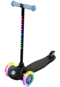 MoVe Tilt & Glo 3-hjulet Løbehjul med LED-lys – Blå