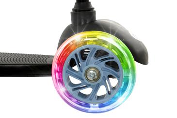 MoVe Tilt & Glo 3-hjulet Løbehjul med LED-lys – Blå-3
