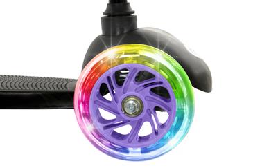 MoVe Tilt & Glo 3-hjulet Løbehjul med LED-lys – Lilla-2