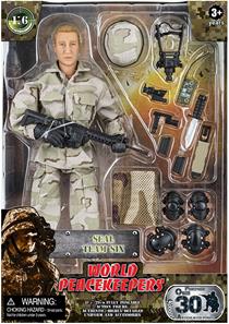 NAVY Seal Team Six Action Figur 30,5cm med tilbehør-2