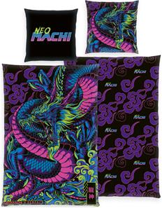 Neo Machi Dragon sengetøj – 140 x 200 cm - 100 procent bomuld