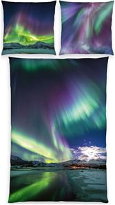Nordlys sengetøj – 140 x 200 cm - 100 procent bomuld