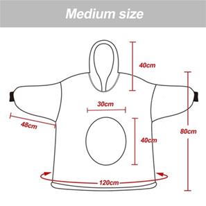 Noxxiez Cuddle Hoodiez - Kanin, Medium (7-14 år)-3