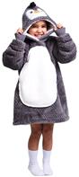 Noxxiez Cuddle Hoodiez - Pingvin,  Small (3-6 år)