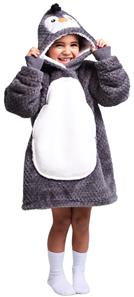 Noxxiez Cuddle Hoodiez - Pingvin,  Small (3-6 år)