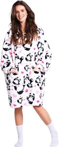 Noxxiez Cuddle Voksen Hoodiez - Panda