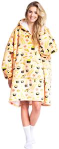 Noxxiez Cuddle Voksen Hoodiez - Sushi