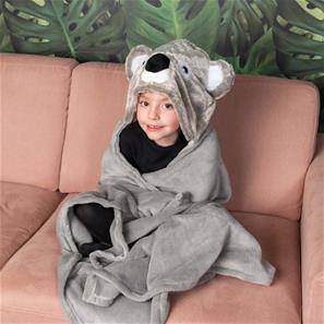 Noxxiez dyre tæppe med hætte - Koala-3