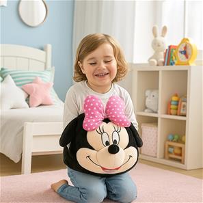 Noxxiez Kæmpe bamse, håndvarmer og pude - Minnie Mouse-2