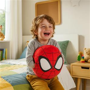 Noxxiez Kæmpe bamse, håndvarmer og pude - Spiderman-2