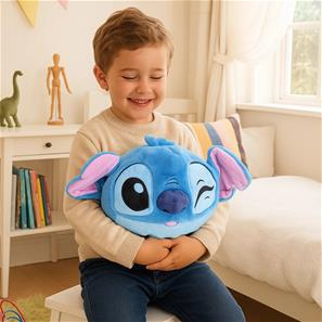 Noxxiez Kæmpe bamse, håndvarmer og pude - Stitch-2