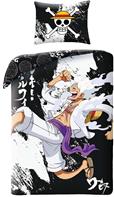 One Piece Luffy Sengetøj - 100 procent bomuld
