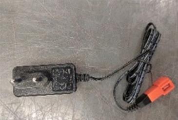 Oplader Lithium 12.6V1.4A Rød stik (BDM)