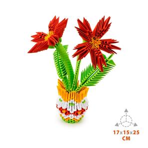 Origami 3D - Blomsterkrukke-2