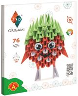 Origami 3D -  Jordbær