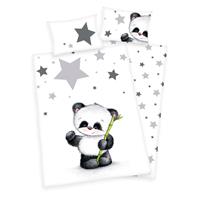 Panda Junior  Sengetøj 100x135 cm - 100 procent bomuld
