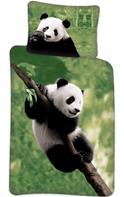 Panda Junior  Sengetøj 100x140 cm - 100 procent bomuld
