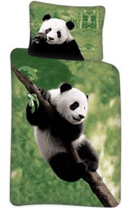 Panda Klatre Sengetøj 140 x 200, 100 procent bomuld