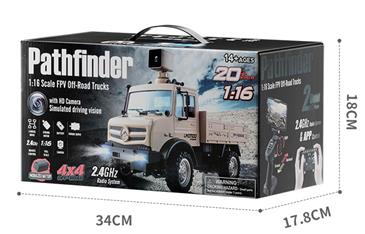 Pathfinder RC Truck 1:16 FPV Off-Road Truck med WIFI HD Camera-10