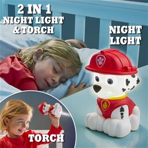 Paw Patrol 2i1 Natlampe og lygte Figur-7