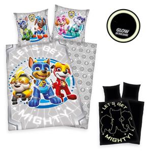 Paw Patrol Glow-in-the-dark Sengetøj - 100 procent bomuld