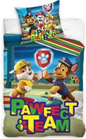 Paw Patrol ''Pawfect Team'' Sengetøj 140x200 cm - 100 procent bomuld