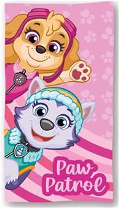 Paw Patrol Pink Badehåndklæde 70 x 140 cm