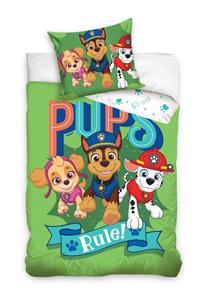 Paw Patrol ''Pups Rule'' Junior  Sengetøj 100x135 - 100 procent bomuld