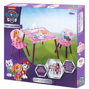 Paw Patrol Skye bord med stole-6