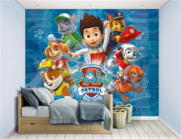 Paw Patrol tapet 243 x 305 cm