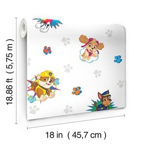 Paw Patrol Tapetrulle 45,72 x 574 cm-6