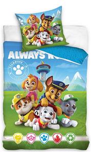 Paw Patrol Team Paw Sengetøj 150 x 210 cm - 100 procent bomuld