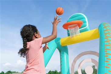 Perfect Aim 3-i-1 Oppusteligt Havespil 127 x 109 x 178 cm-4