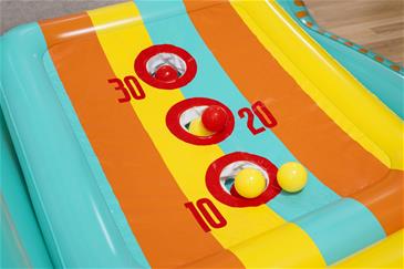 Perfect Aim 3-i-1 Oppusteligt Havespil 127 x 109 x 178 cm-6