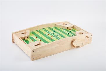 Pintoy 2-i-1 spil Fodbold Flipper og Pinball spil til børn i træ -4