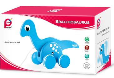 Pintoy træklegetøj Brachiosaurus Dinosaur (fra 12 M)-2