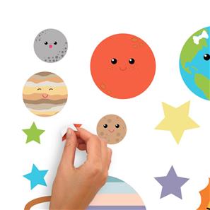 Planeter og stjerner Wallstickers-2